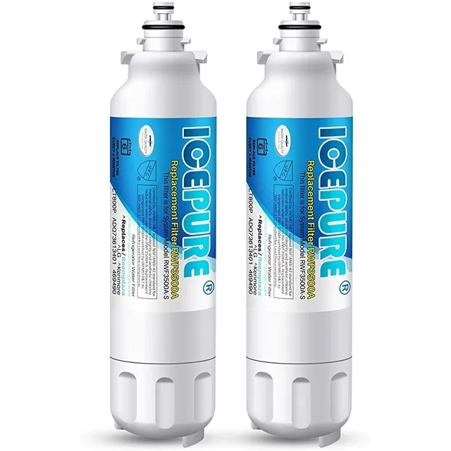 Pack 2 Filtros De Agua Lt800p Refrigerador LG Adq73613401