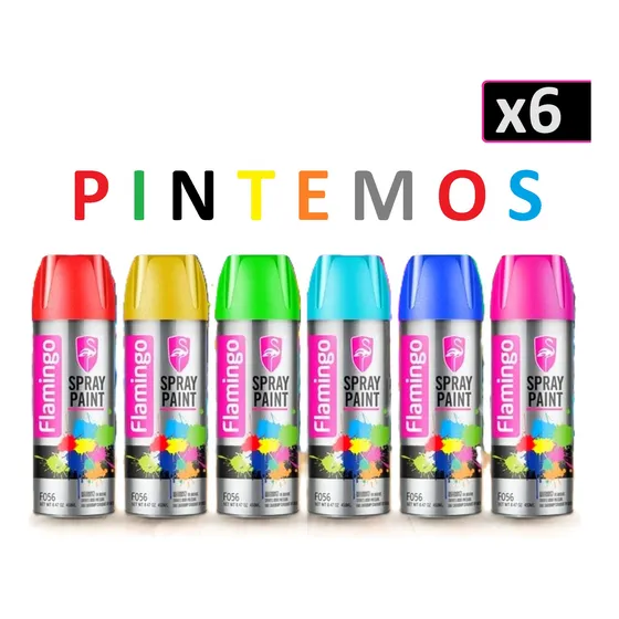 Spray Pintura Epoxica Colores Varios - Pak 6