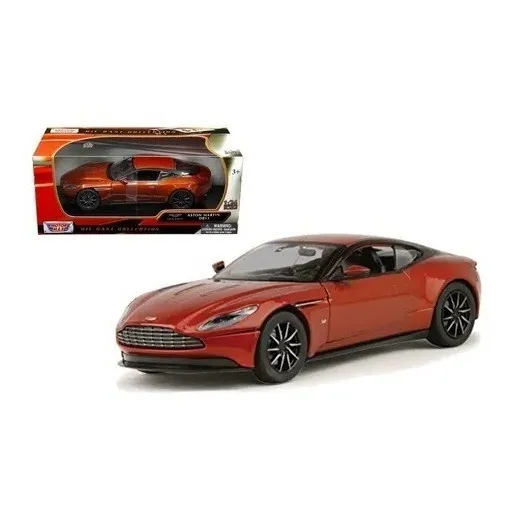Auto De Coleccion Aston Martin Db11 Escala 1:24 Motormax Color Naranja