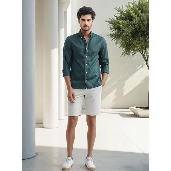 Bermuda Hombre Regular Fit Chevignon 652f001 Crudo