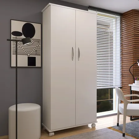 Armário 160cm Multiuso Para Area De Serviço 160x60x34cm Branco