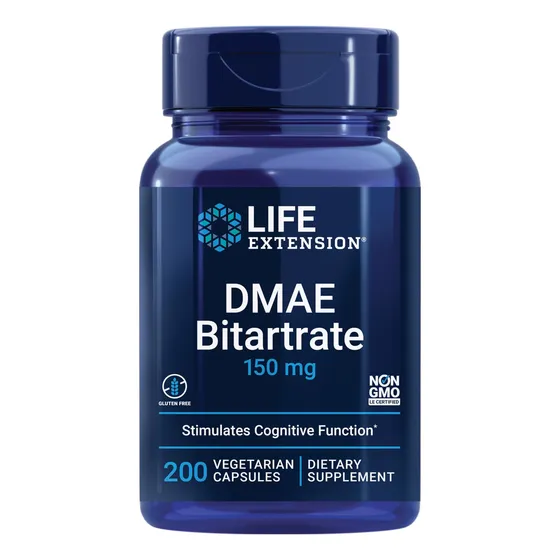 Bitartrato Dmae Supplement Life Extension 200 Cápsulas