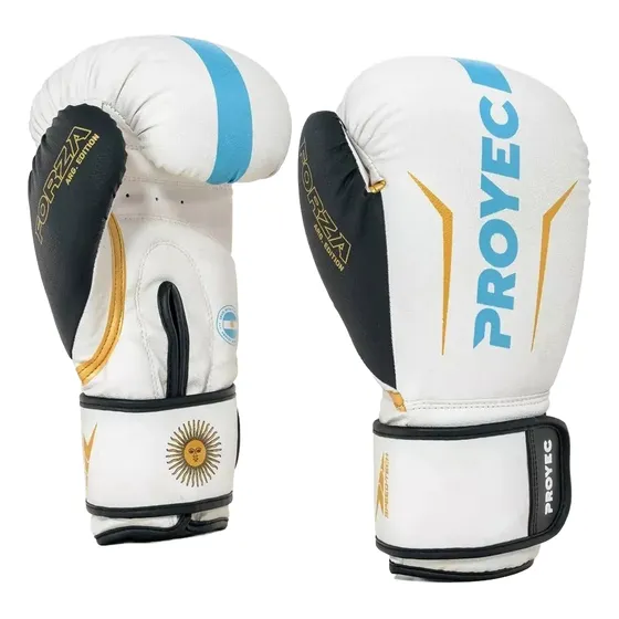 Guantes Boxeo Forza Proyec Box Kick Muay Thai Abrojo