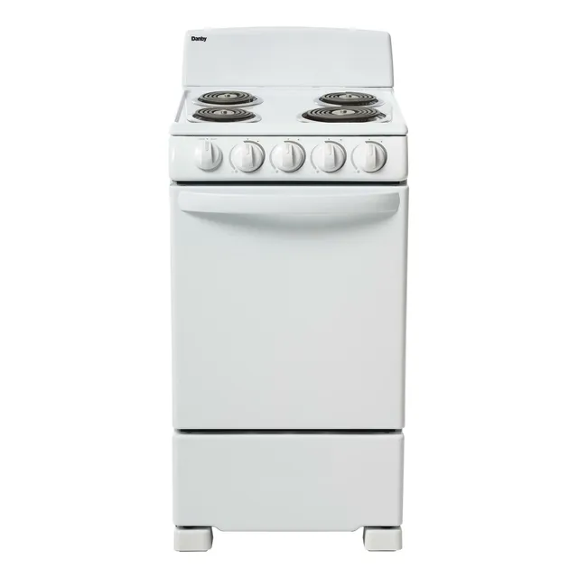 Estufa Electrica 20 Pulgadas 4 Quemadores Danby Der203w Blanco