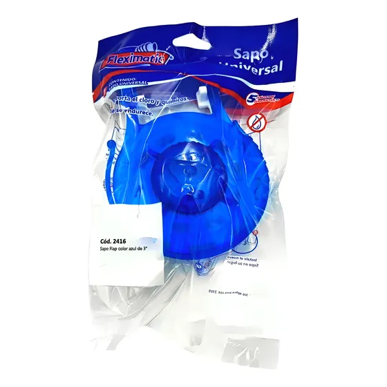 Sapo Wc 3 Pulgadas Azul Fleximatic 2416