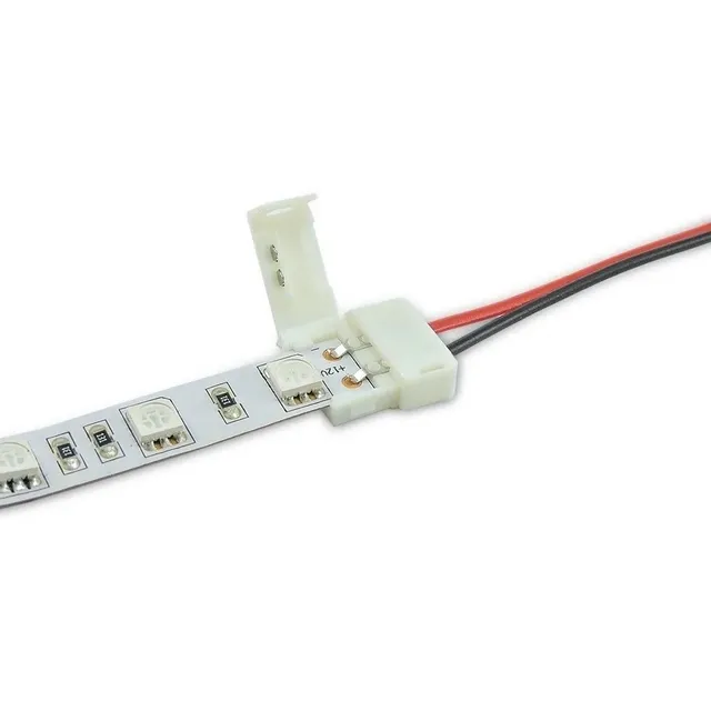 Conector Led Con Cables Tira 2835 5050 Rgb Monocromatica
