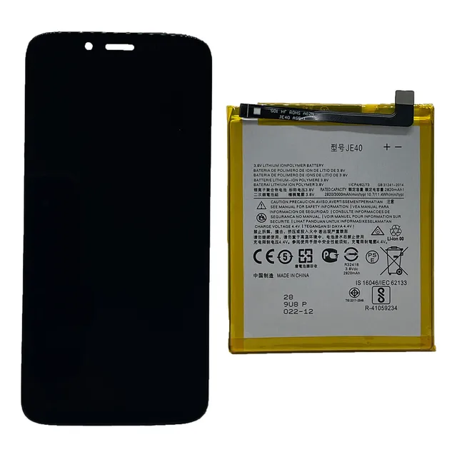 Frontal Tela Compatível Com Moto G7 Play + Bateria Je40