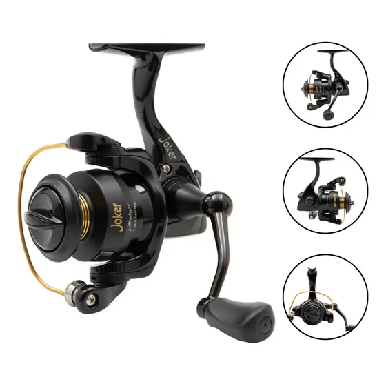 Molinete Maruri New Joker Ultraligh 800 Aluminio Preto 4rols