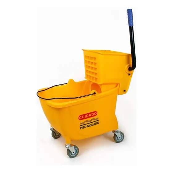 Tobo Exprimidor Para Coleto 32lts Carro Limpieza Happy Bee  