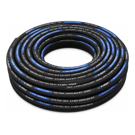 Mangueira De Combustível 5/16 R6 Óleo Turbo Injeção 8 Metros Azul