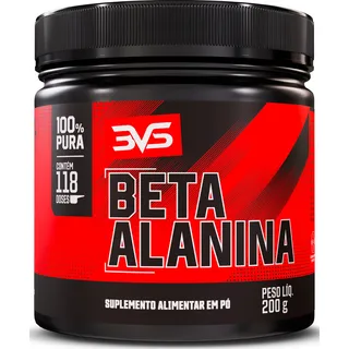 Beta Alanina 200g - Fórmula Avançada 100% Pura (117 Doses) - 3vs Nutrition Beta Alanina 200g - Fórmula Avançada 100% Pura (117 Doses) - 3vs Nutrition