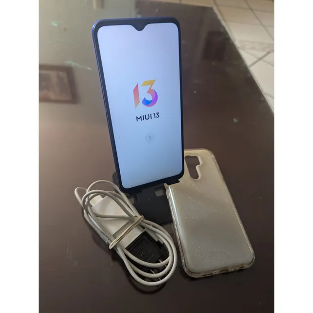 Xiaomi Redmi 9 Con Cargador Y Funda Índigo
