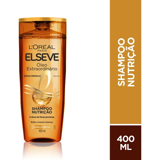 Shampoo Nutrição Óleo Extraordinário 400ml Elseve