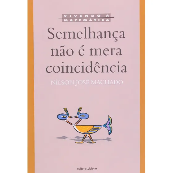 Semelhança Nao E Coincidencia, De Nilson Jose Machado. Editora Scipione Em Português