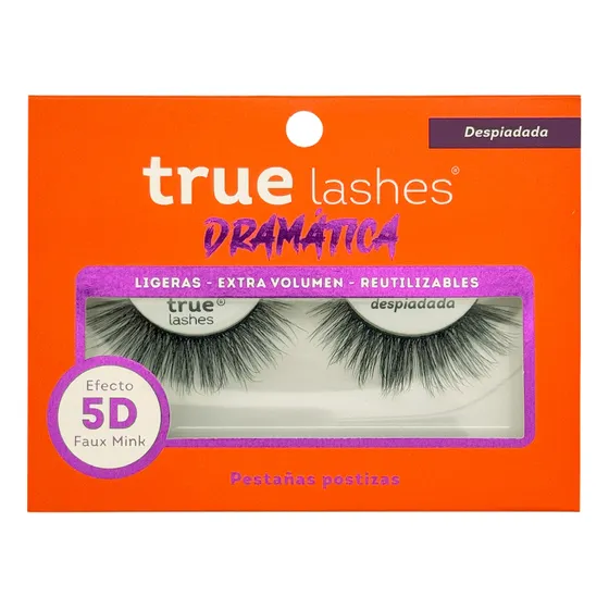 Pestañas Postizas True Lashes Colección Dramática Color Despiadada