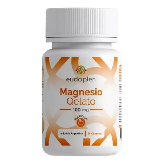 Magnesio Qelato  - Eudaplen Sabor Sin Sabor-50 Capsulas
