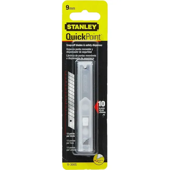 Repuesto Para Navaja 9mm Stanley 11-300s (10 Pzas)