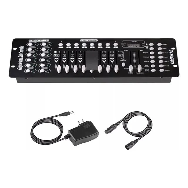 Controlador Dmx 192 Canales Luces Dj Consola 512 Línea 1m