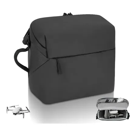 Bolsa Drone Para Dji Mini 2/3/4pro Impermeável Cor Preto Preto