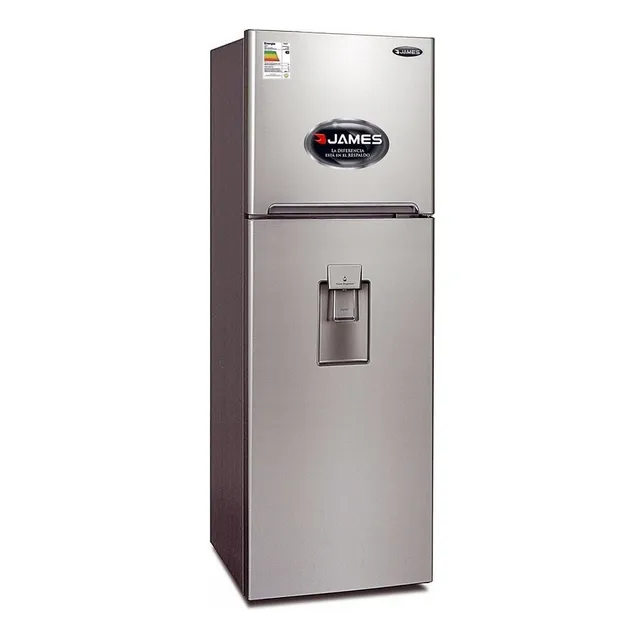 Heladera Con Dispensador James Simil Inox 345lts J400inoxd