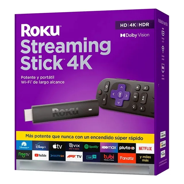 Roku 3820r Tv Stick 4k C/contro Por Voz