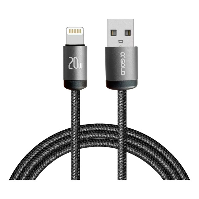 Cabo Carregador Turbo Para iPhone Até 14 Reforçado Lightning Cabo Carregador Turbo Para iPhone Até 14 Reforçado Lightning