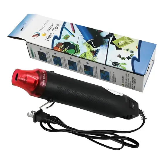 Tesmotor Motestor Mini Pistola De Aire Caliente Diy 300w Termorretráctiles Para Las Artesanías, Envases Retráctiles, Tubo Retráctil Y Pistola Aire Caliente Industrial, Etc