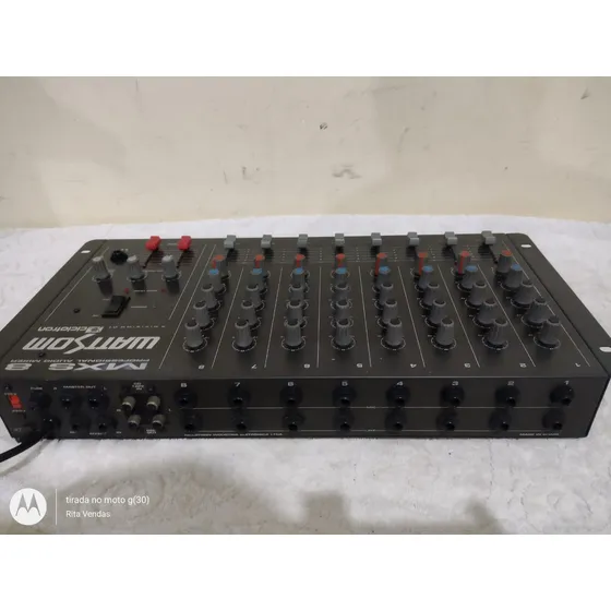 Mesa De Som Whattsom, Mixer 8 Canais, Bivolt Com Chave Mesa