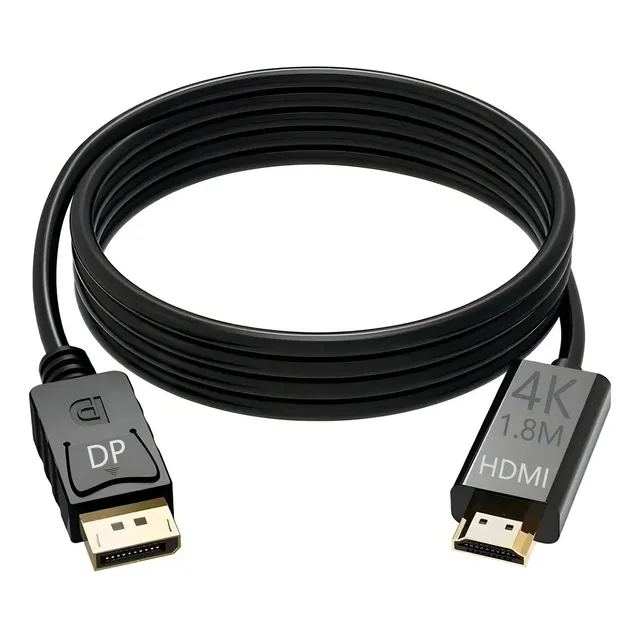 Cable Display Port (pc) A Hdmi (monitor) 1.8mts Tecmaster