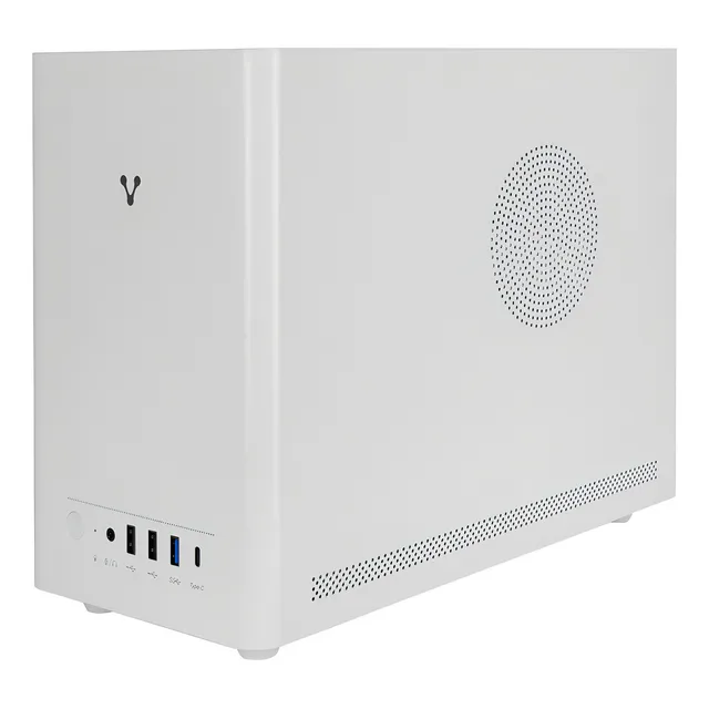 Vorago Gab-210-wh Gabinete Para Pc Con Fuente Incluida De 500 W Micro Atx Y Atx Usb 3.0 Ventilador 80 Mm Para Oficina Escuela Color Blanco