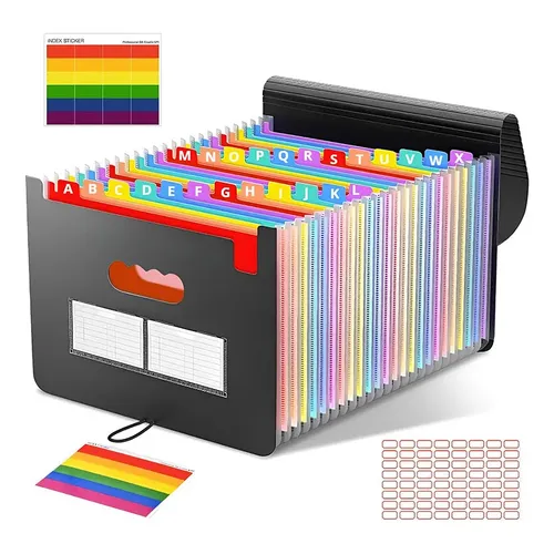 Organizador Z Accordion Pasta A4 Com 37 Divisórias | MercadoLivre