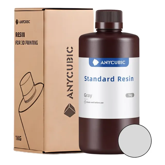 Resina Para Impresora 3d Anycubic 1kg Uv 405nm Curado Rápido