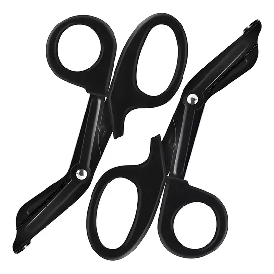 2 Pzs Tijeras De Boton Tijeras Sastre Acero Inox Paramedico