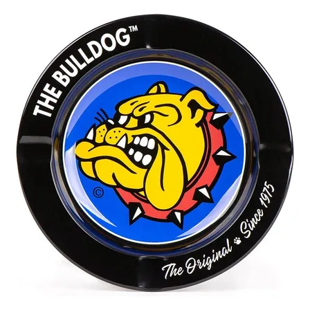 Cenicero Bulldog Amsterdam Metálico Color Negro