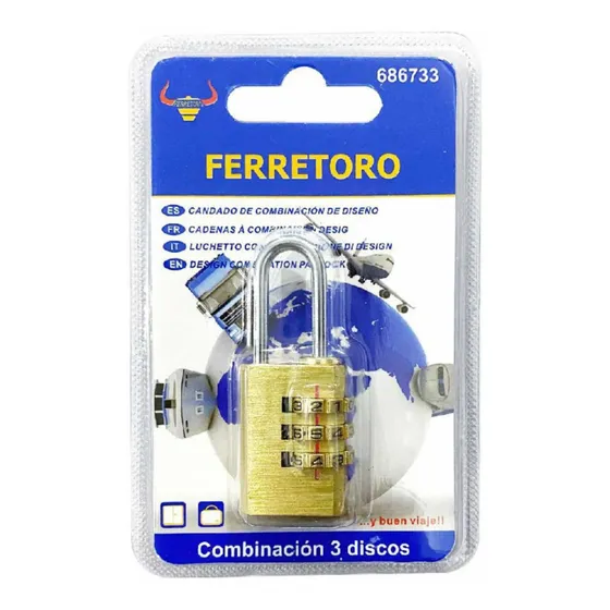 Candado Con Clave Protector De Locker