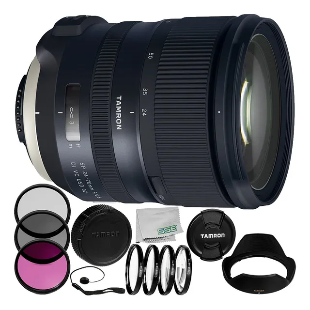 Lente Tamron Sp 24-70 Mm F/2.8 Di Vc Usd G2 Para Nikon Con A