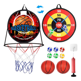 Canasta De Basquetbol Para Pared Con Juego De Dardos Canasta De Basquetbol Para Pared Con Juego De Dardos
