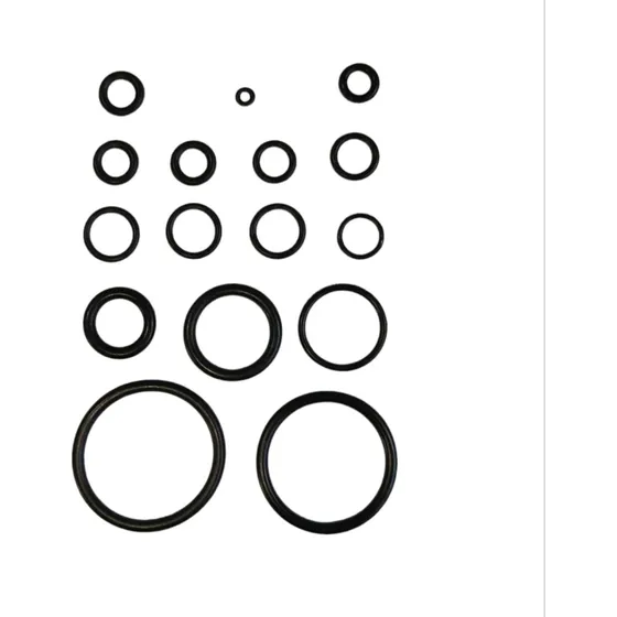 Kit Vedações Orings Pcp Hatsan Flash 5,5 E 6,35 Cor Preto