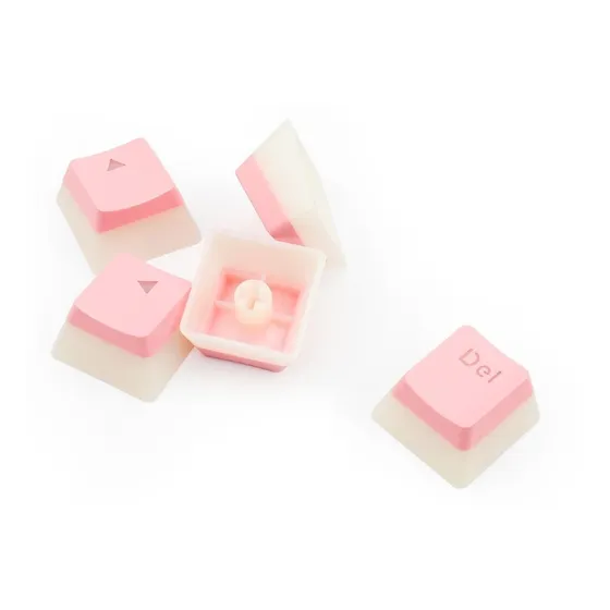 Keycaps Gamer Redragon A130p Scarab Pink - Ingles Us Teclado Rosa