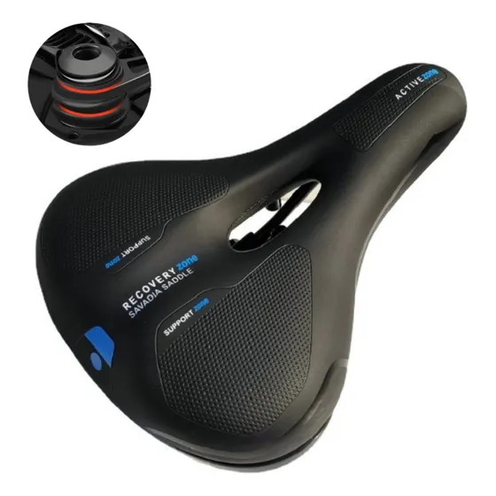 Asiento Bicicleta Sillin Antiprostático Medio Amplio 25*19cm