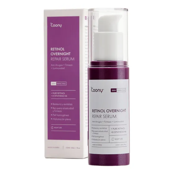 Retinol Overnight Serum Reparador Coony 30ml