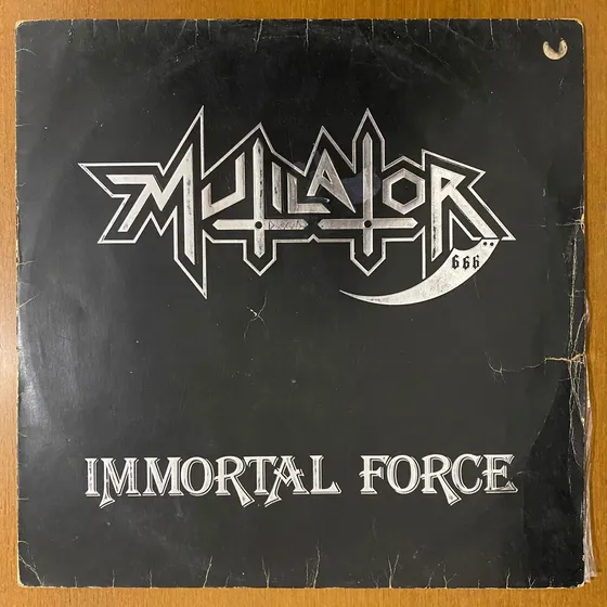Lp Mutilator Immortal Force C/ Encarte 1° Press 1987 Raro