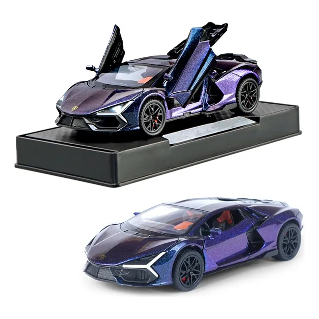 Lamborghini Revuelto Miniatura Metal Coche Colección Regalos