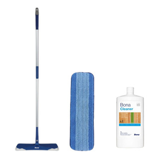 Kit Limpeza De Piso De Madeira | Bona Mop Com Pad + Cleaner Kit Limpeza De Piso De Madeira | Bona Mop Com Pad + Cleaner