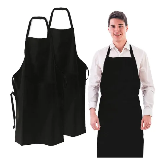 Delantal Chef Cocinero Cocina Tela Gabardina Personalizado