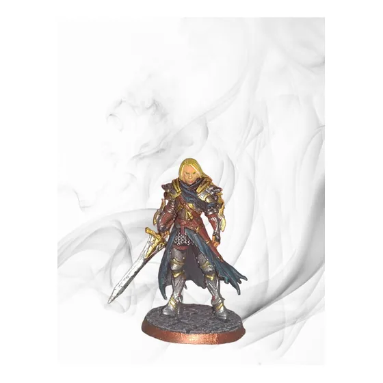 Miniatura De Rol - Paladina Humana