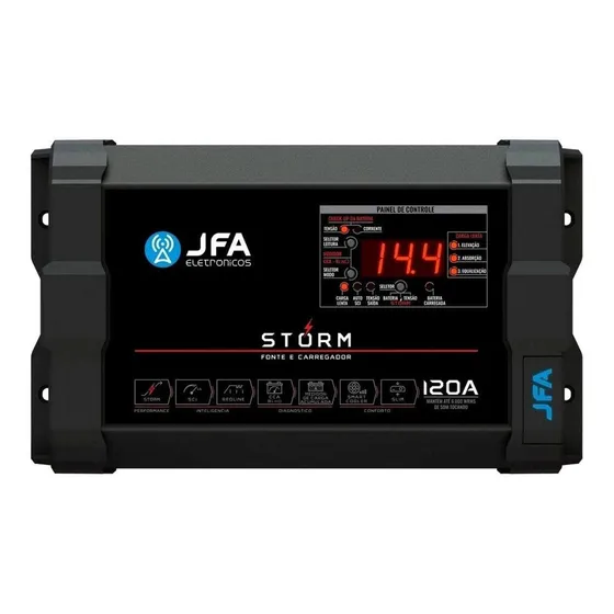 Fonte Automotiva 120 Amper Jfa Storm Red Line Cca Sci Smart