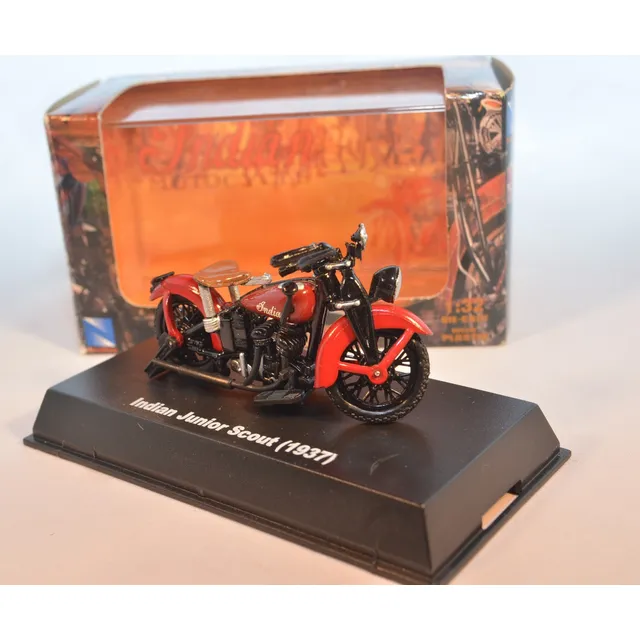 Figura De Coleccion Moto Indian Junior Scout 1937 A Escala
