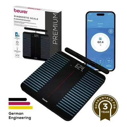 Pesa Digital Bioimpedancia Inteligente Balanza Bluetooth Wifi Beurer Bf 990