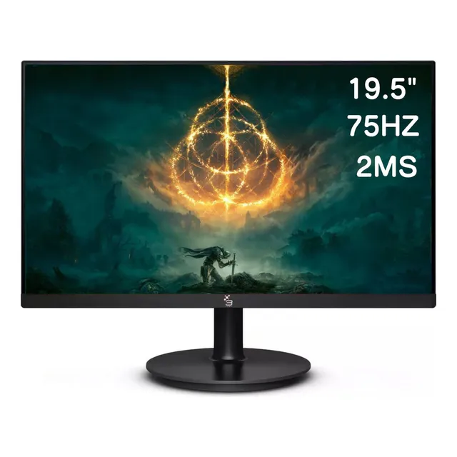 Monitor 19.5 Led 3green 75hz Hd Gamer 2ms Hdmi E Vga Vesa Cor Preto 110v/220v